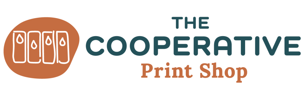 Wellspring Cooperative Print Shop logo Horizontal Standard Full Color
